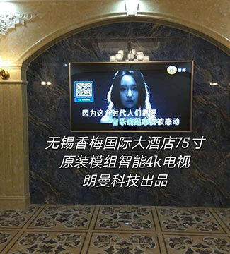 防爆电视机-无锡香梅大酒店75寸原装模组4K智能电视